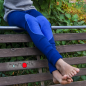 Mobile Preview: Manymonth Unisex Leggings mit Knieflicken an Kind. Farbe nicht identisch!